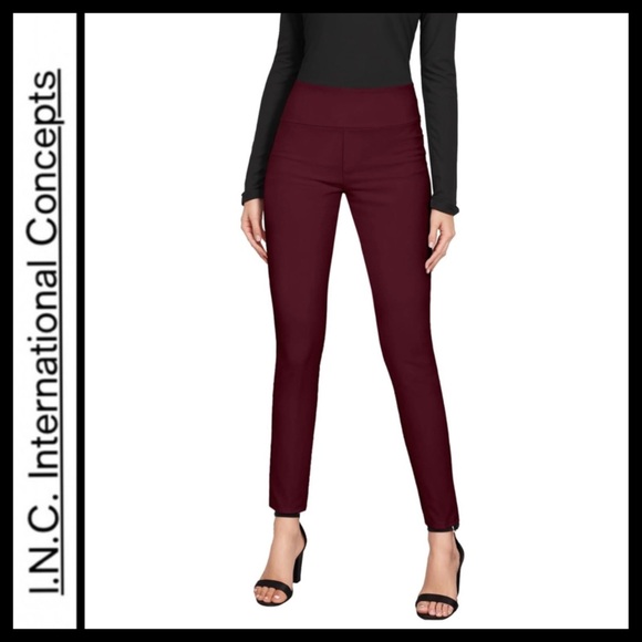 NWT INC International Concepts Skinny Leg Ponte Pants - Picture 1 of 6